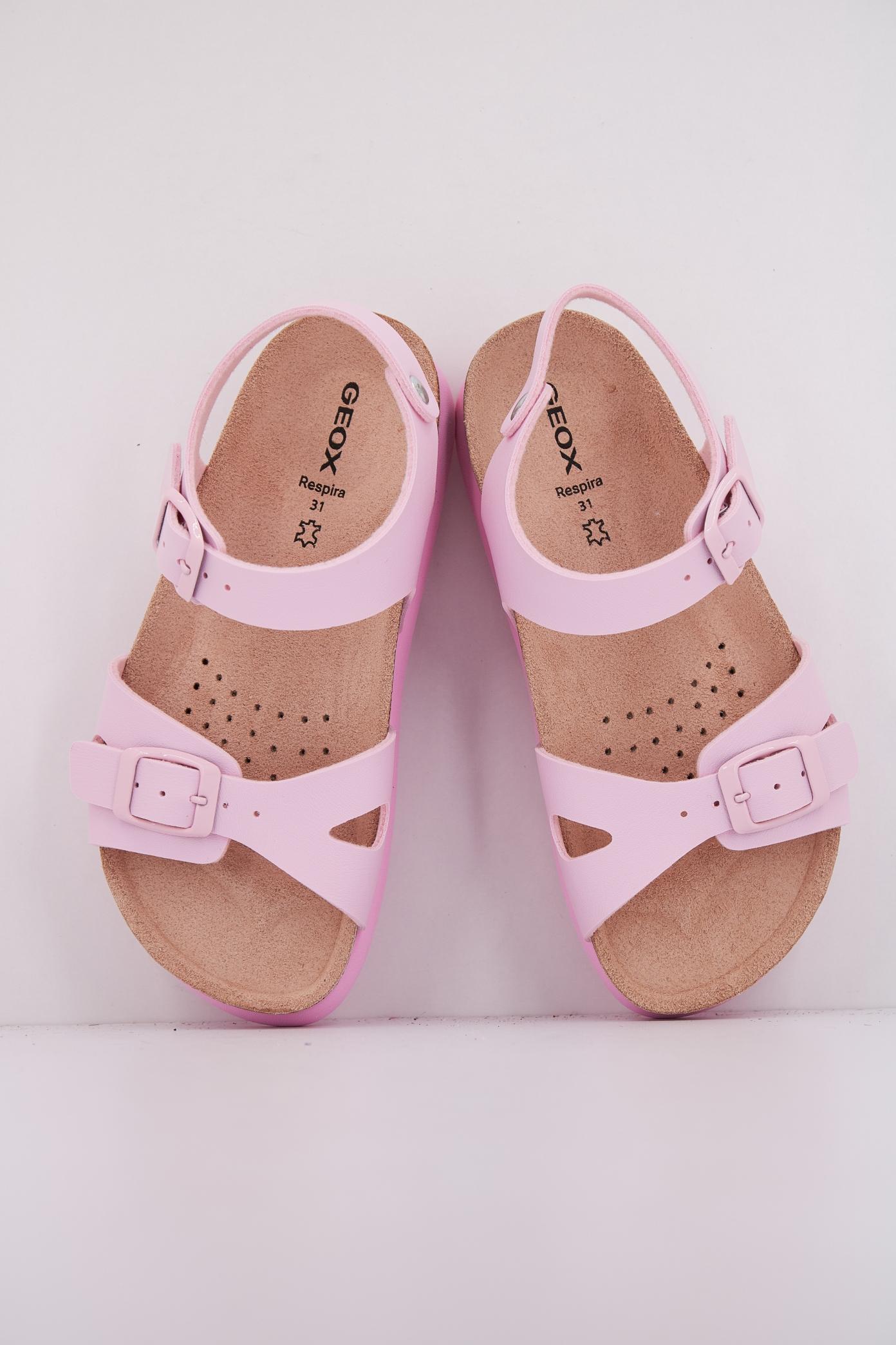 GEOX J SANDAL BUBBLEBOW G en color ROSA  (3)