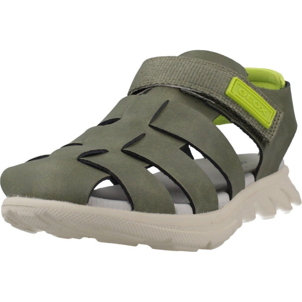 GEOX J SANDAL AIRADYUM BO en color VERDE  (1)