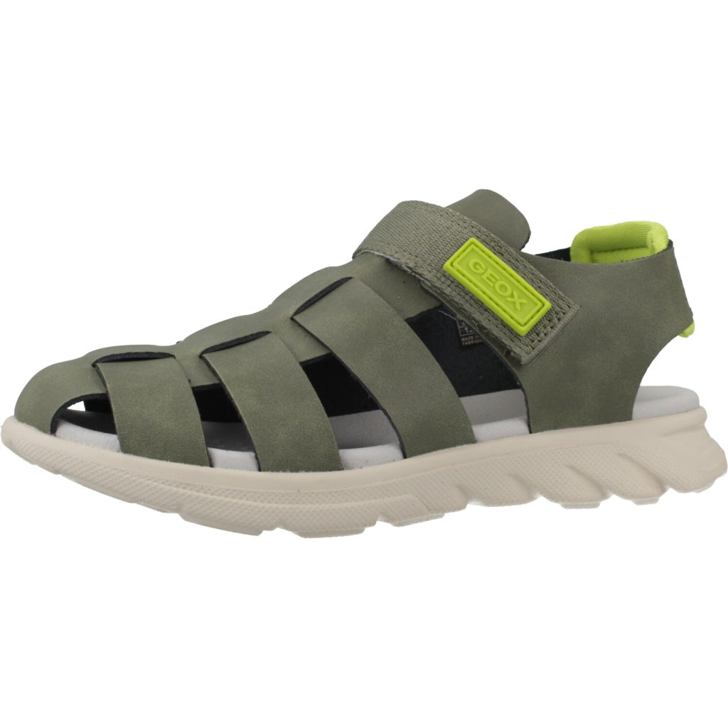 GEOX J SANDAL AIRADYUM BO en color VERDE  (2)