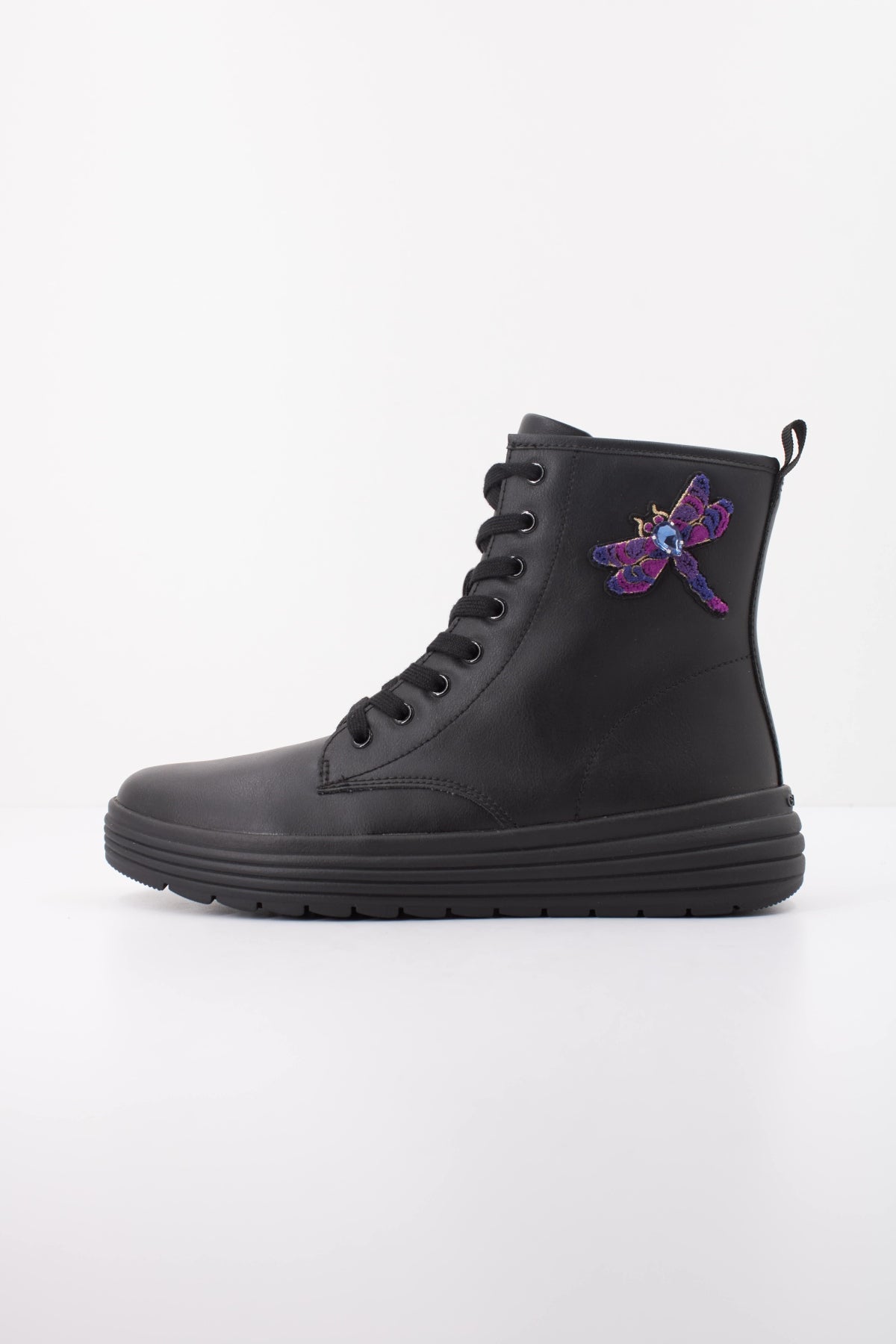 GEOX J PHAOLAE GIRL en color NEGRO  (1)