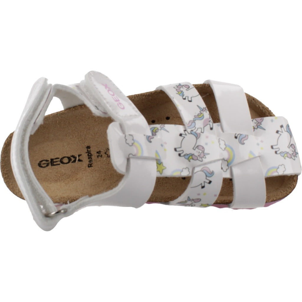 GEOX B SANDAL CHALKI en color BLANCO  (7)
