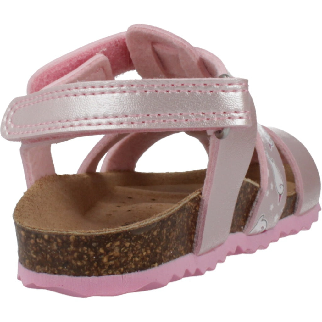 GEOX B SANDAL CHALKI GIRL en color ROSA  (3)