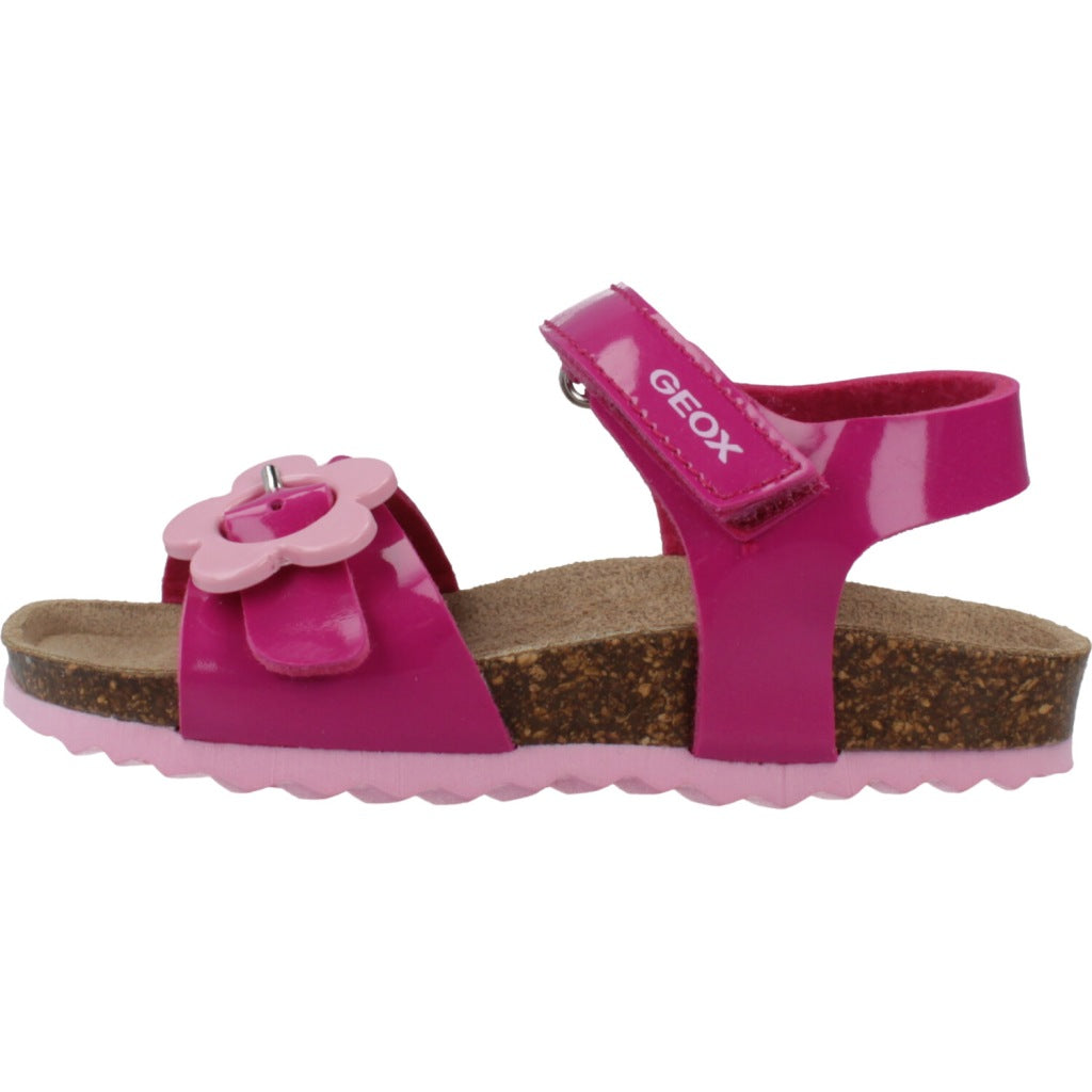 GEOX B SANDAL CHALKI GIRL en color ROSA  (2)