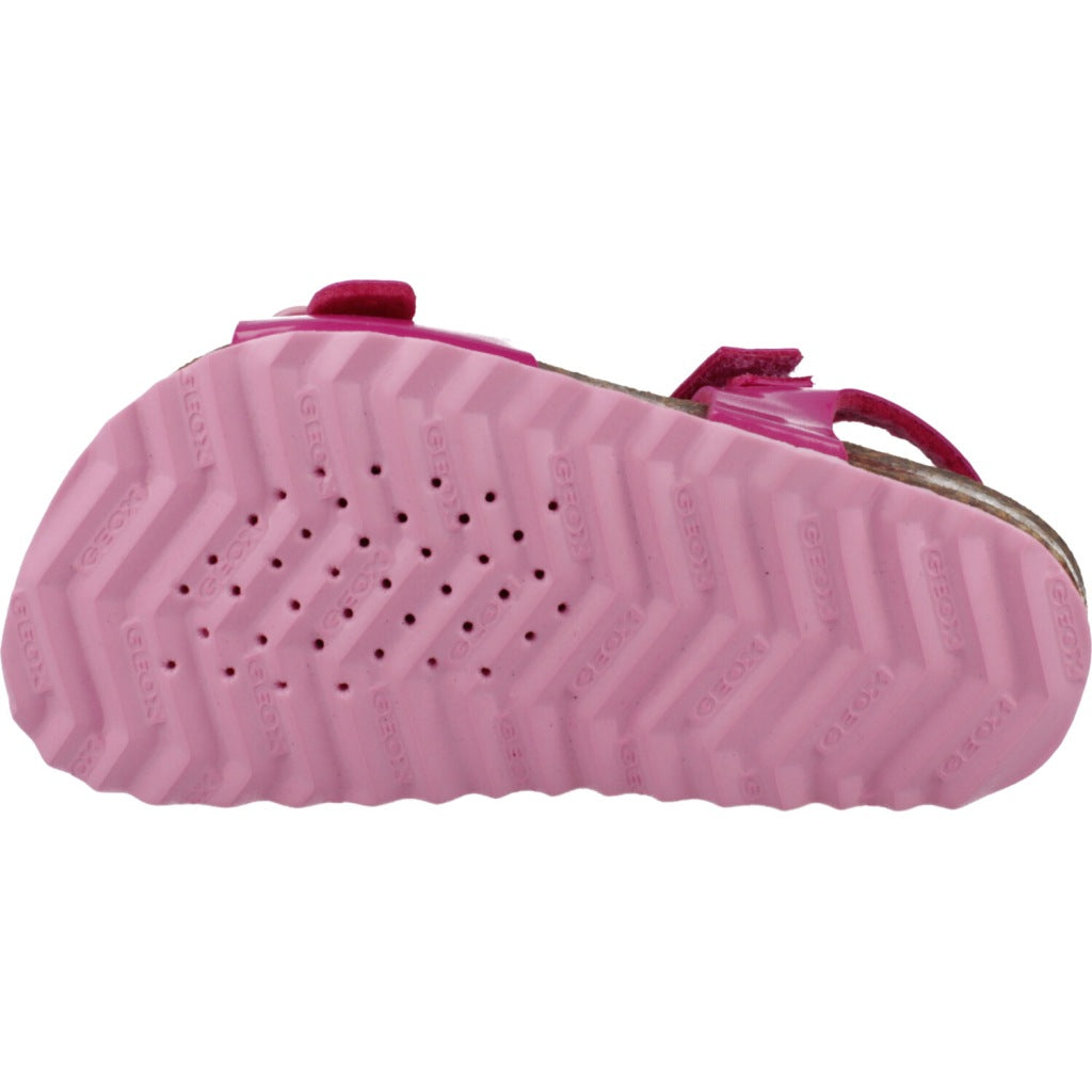 GEOX B SANDAL CHALKI GIRL en color ROSA  (6)
