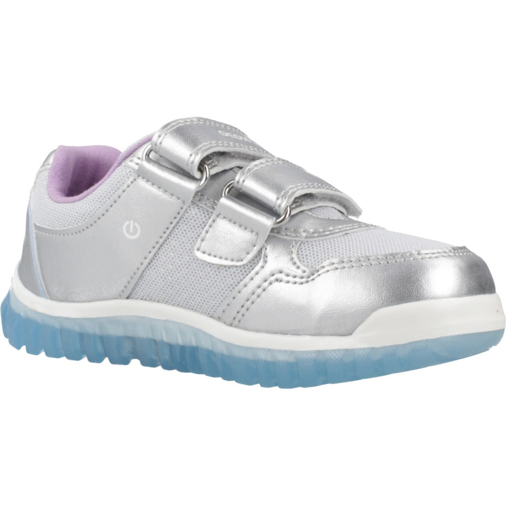 GEOX B LIGHTYLOO GIRL en color PLATA  (5)
