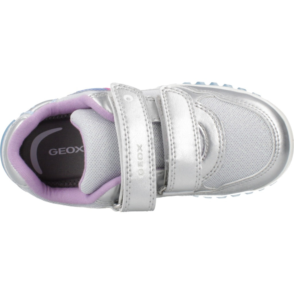 GEOX B LIGHTYLOO GIRL en color PLATA  (6)