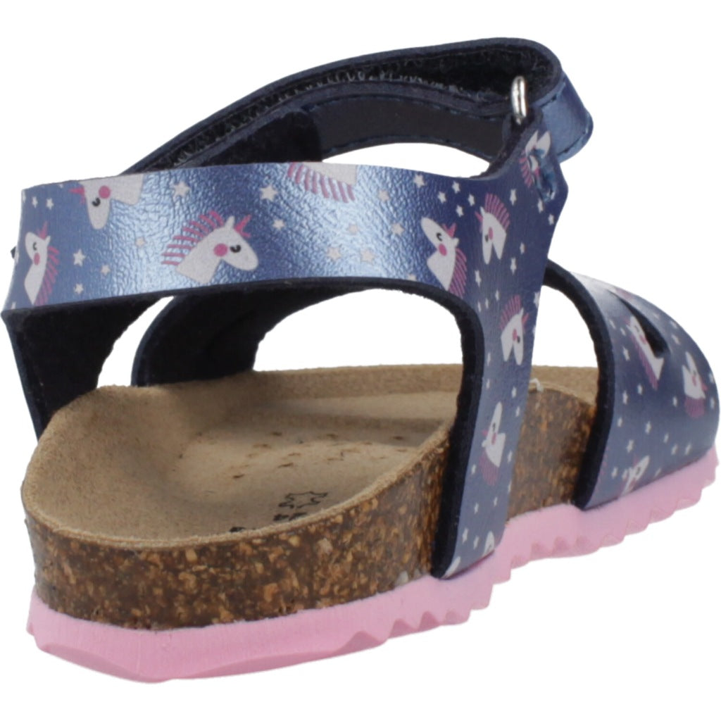 GEOX B SANDAL CHALKI GIRL en color AZUL  (3)
