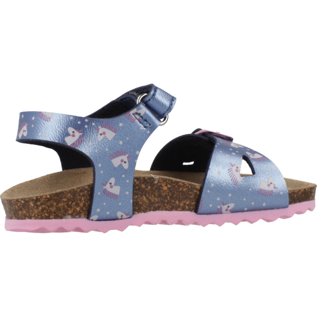 GEOX B SANDAL CHALKI GIRL en color AZUL  (4)
