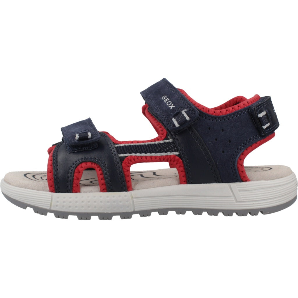 GEOX J SANDAL ALBEN en color AZUL  (2)