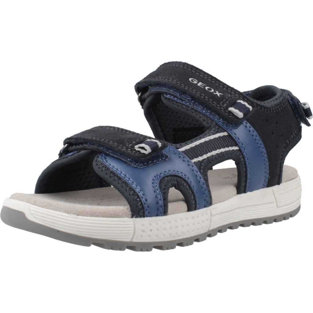 GEOX J SANDAL ALBEN en color AZUL  (1)