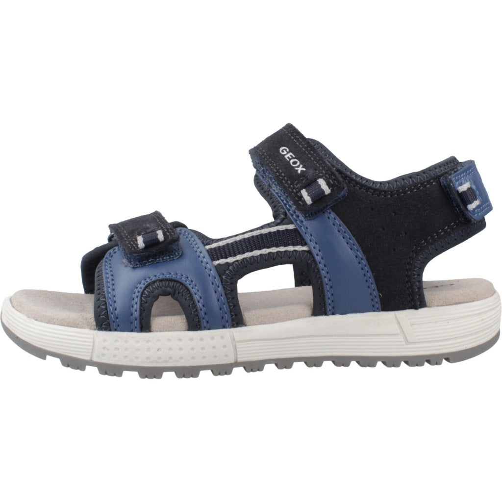 GEOX J SANDAL ALBEN en color AZUL  (2)