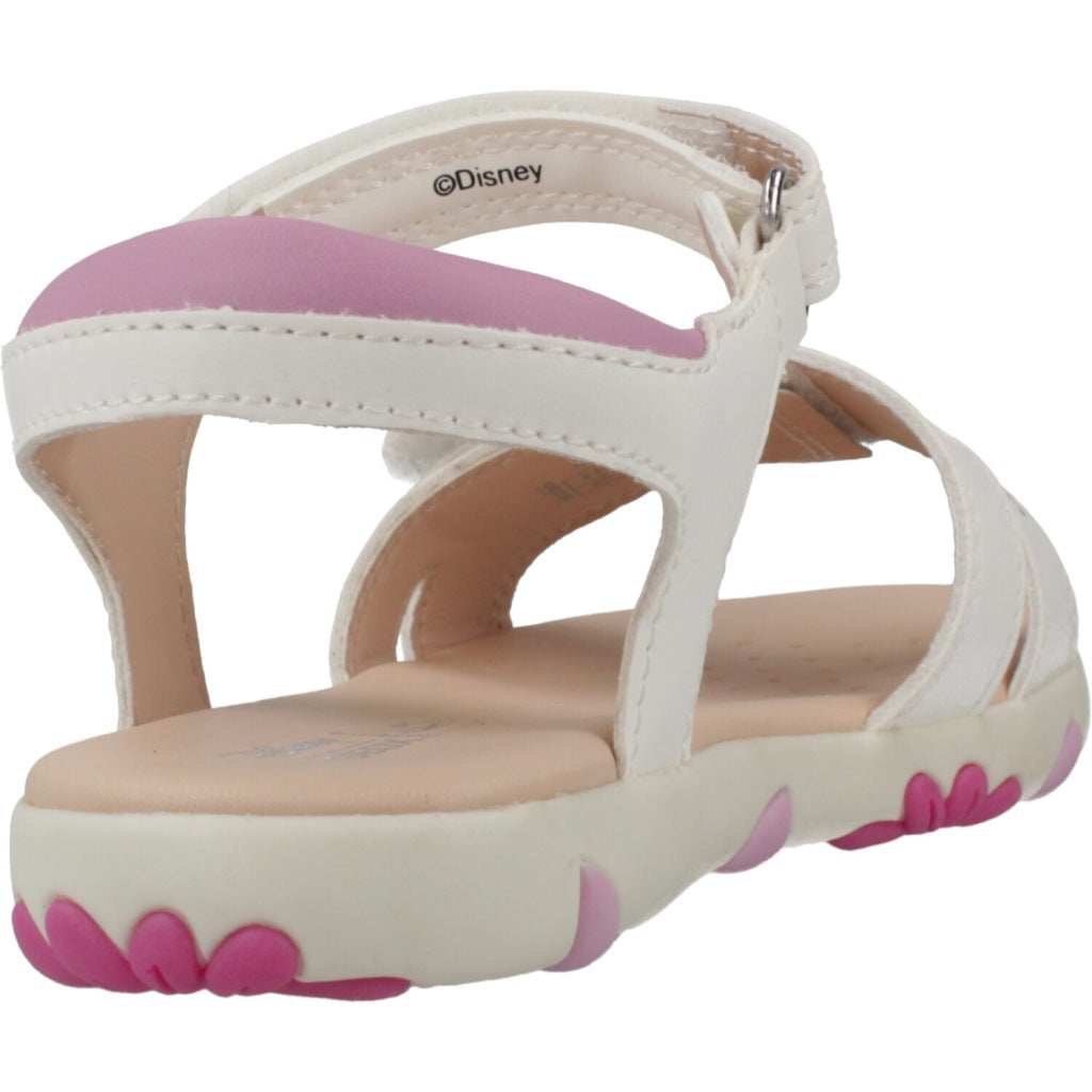 GEOX  J SANDAL HAITI GIRL  en color BLANCO  (3)