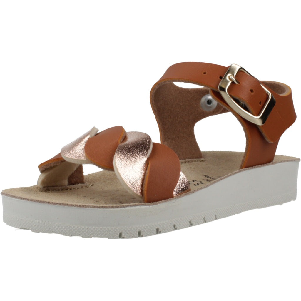 GEOX J SANDAL COSTAREI GI en color MARRON  (1)