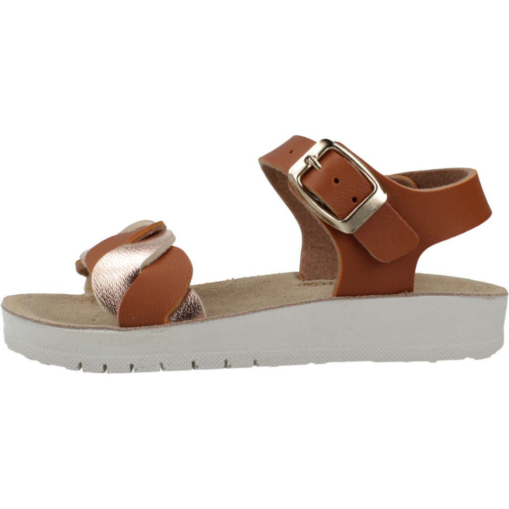 GEOX J SANDAL COSTAREI GI en color MARRON  (2)