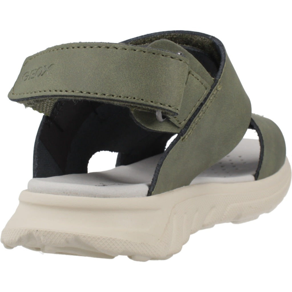 GEOX  J SANDAL AIRADYUM  en color VERDE  (3)