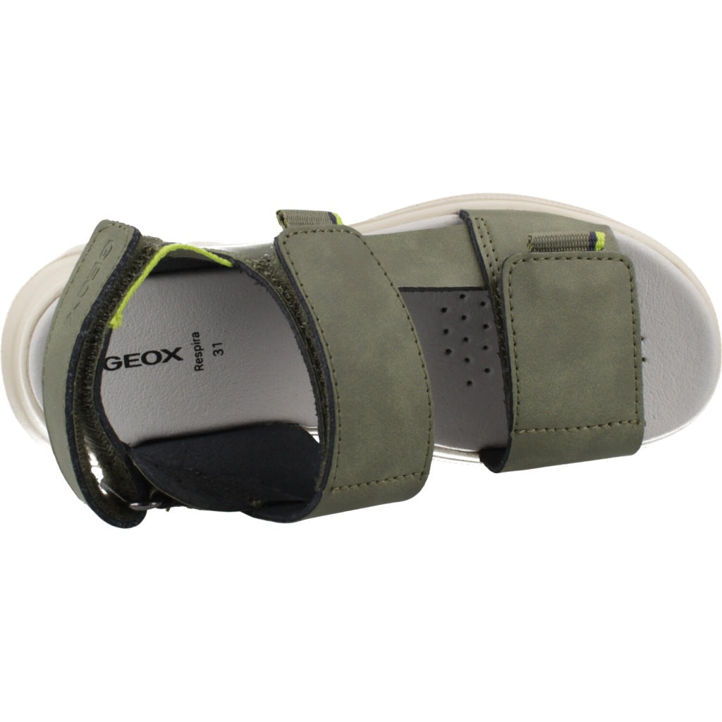GEOX  J SANDAL AIRADYUM  en color VERDE  (7)