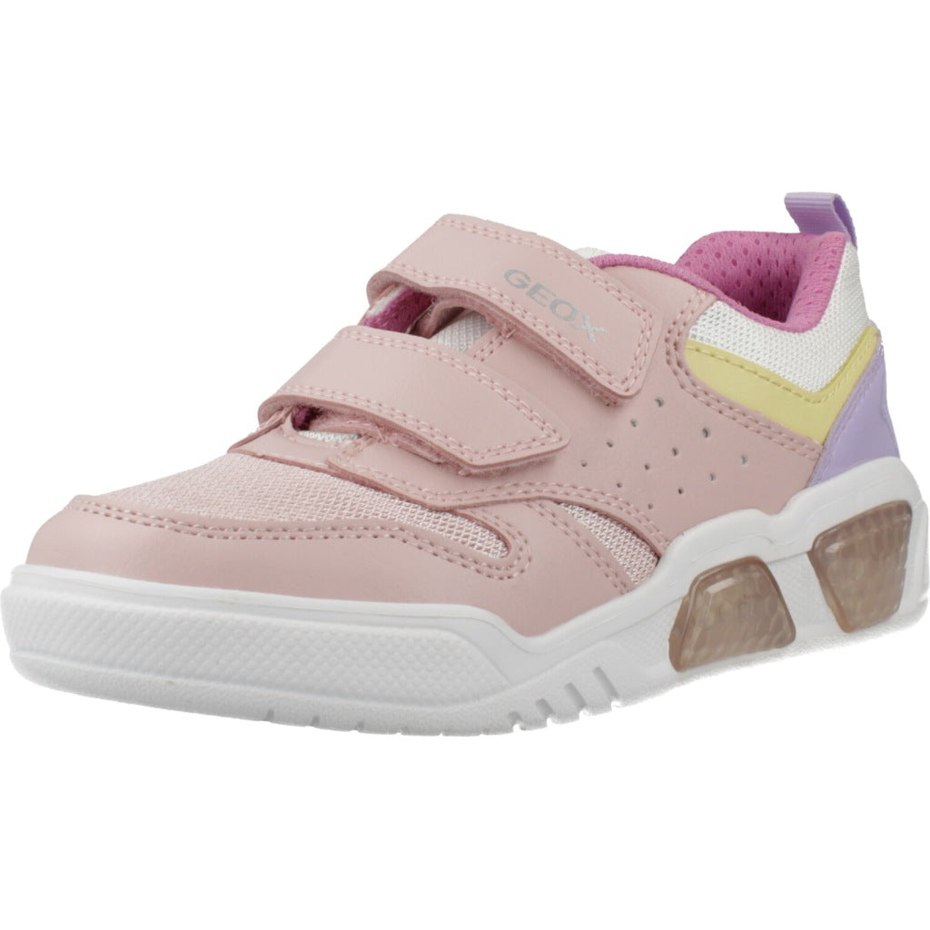 GEOX J ILLUMINUS GIRL en color ROSA  (1)