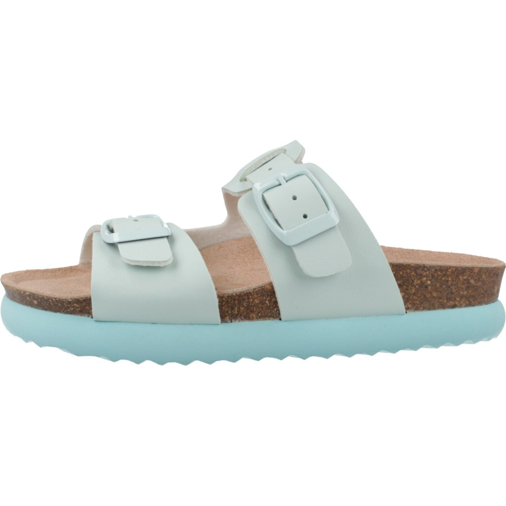 GEOX  J SANDAL BUBBLEBOW  en color AZUL  (2)
