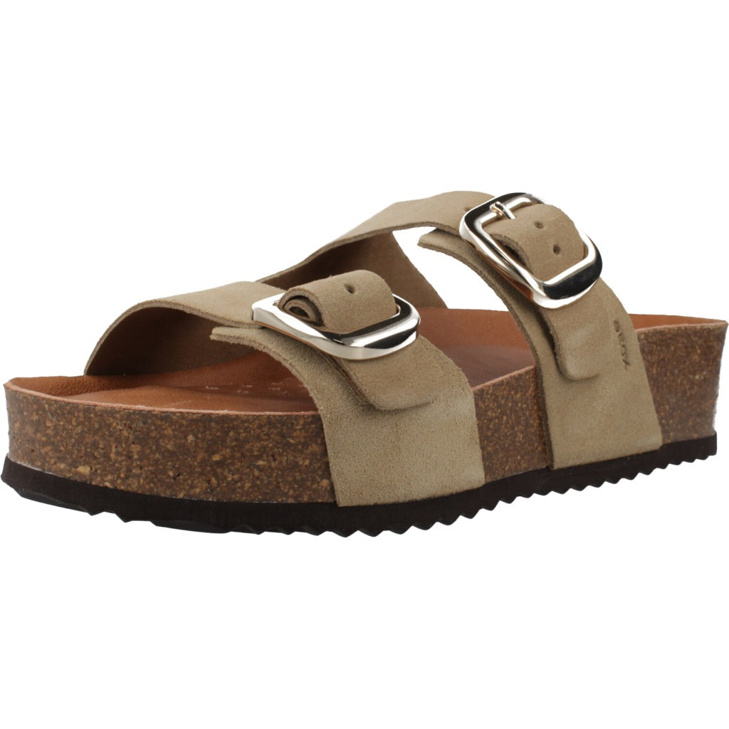 GEOX  D BRIONIA H  en color MARRON CLARO  (1)