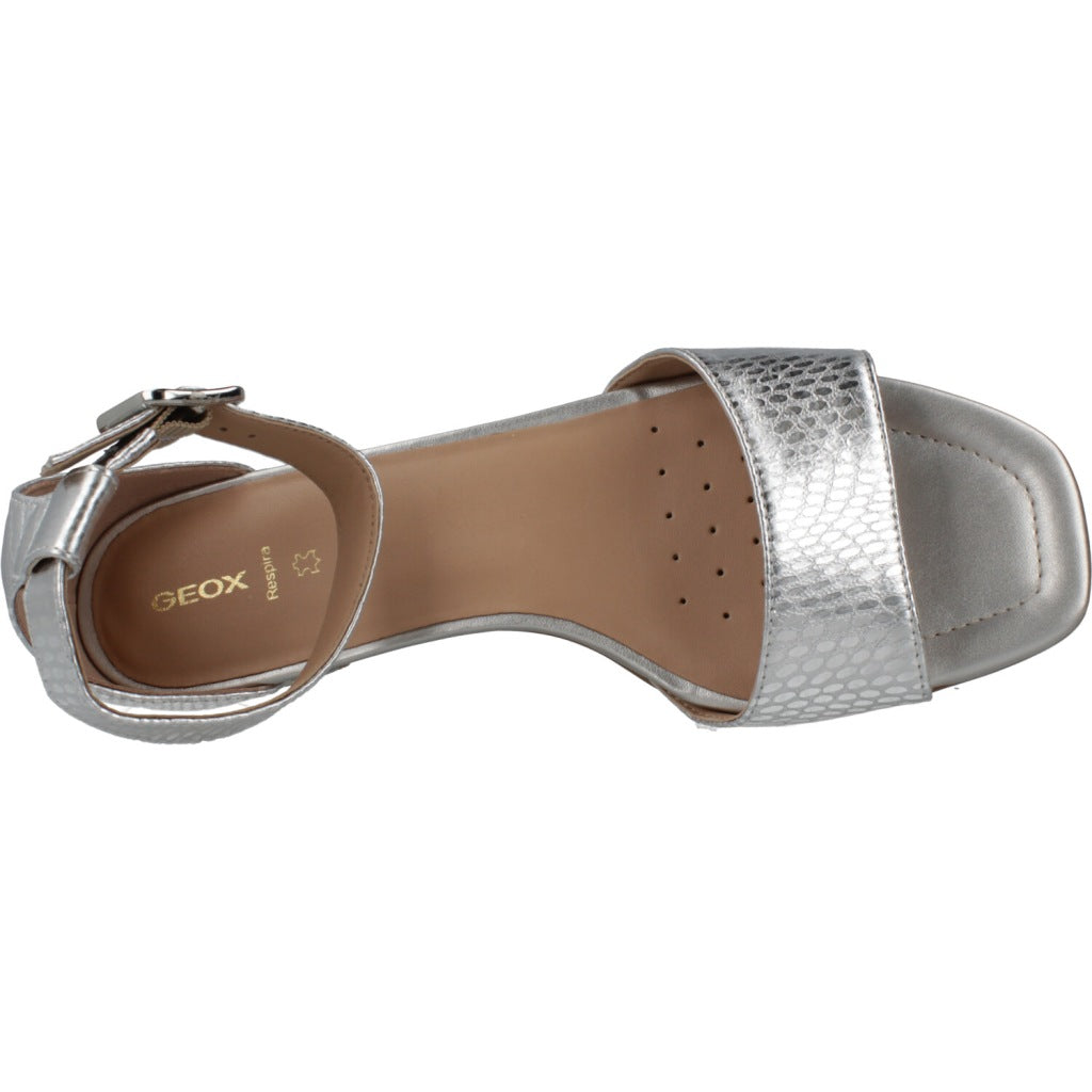 GEOX D NEW ERAKLIA  en color PLATA  (7)