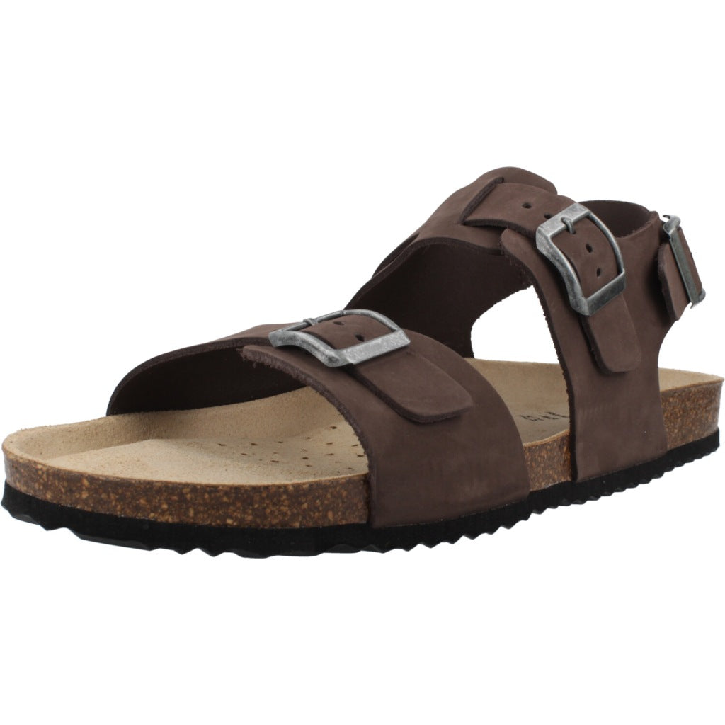 GEOX U SANDAL GHITA en color MARRON  (1)
