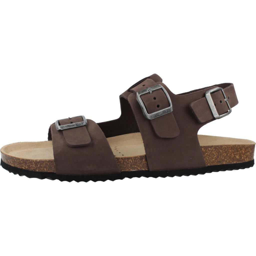 GEOX U SANDAL GHITA en color MARRON  (2)