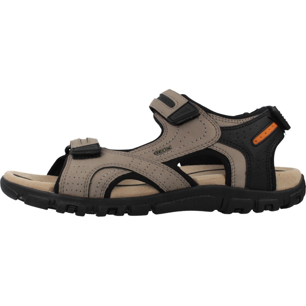 GEOX UOMO SANDAL STRADA en color MARRON  (2)
