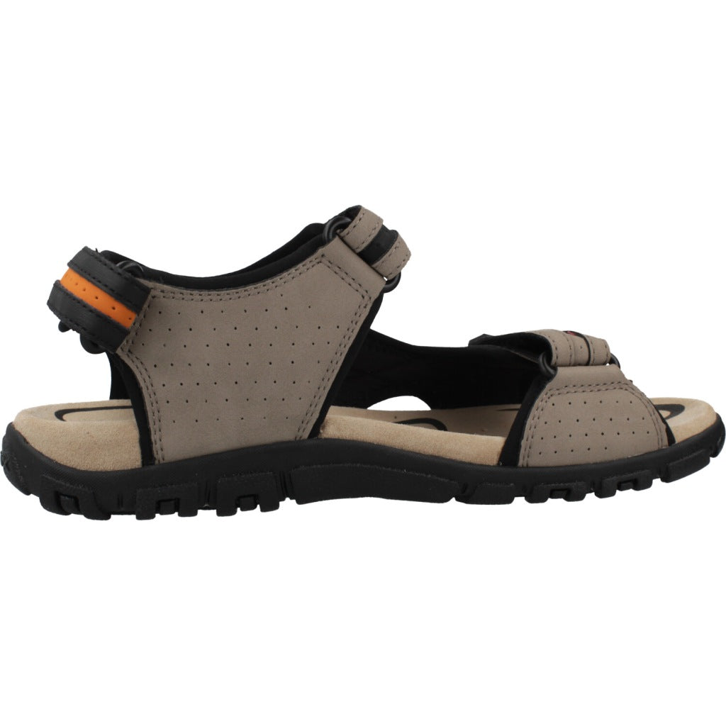 GEOX UOMO SANDAL STRADA en color MARRON  (4)
