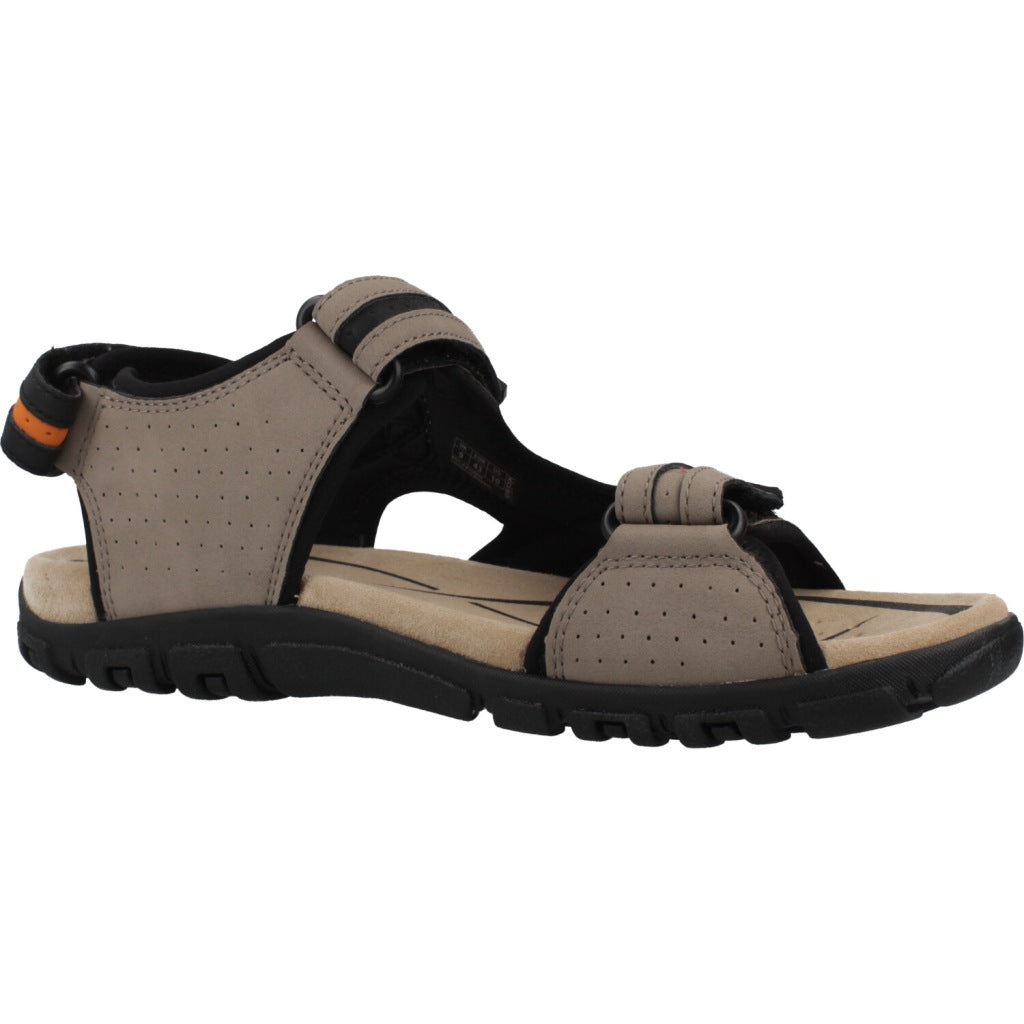 GEOX UOMO SANDAL STRADA en color MARRON  (5)