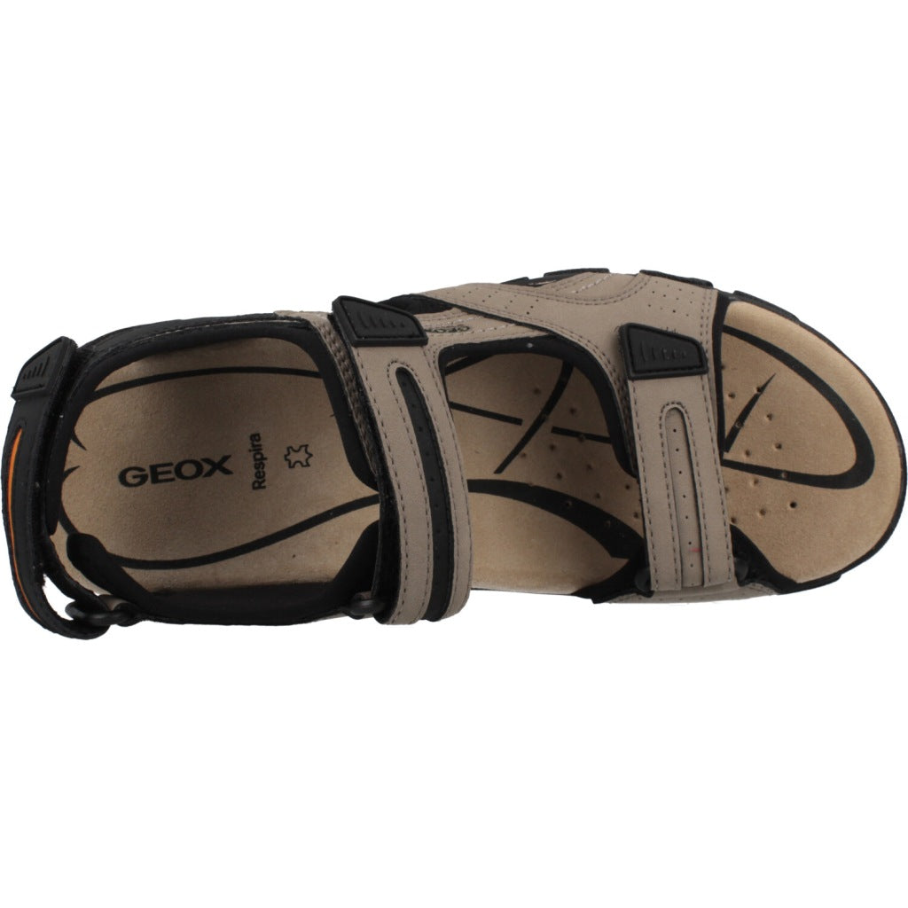GEOX UOMO SANDAL STRADA en color MARRON  (7)