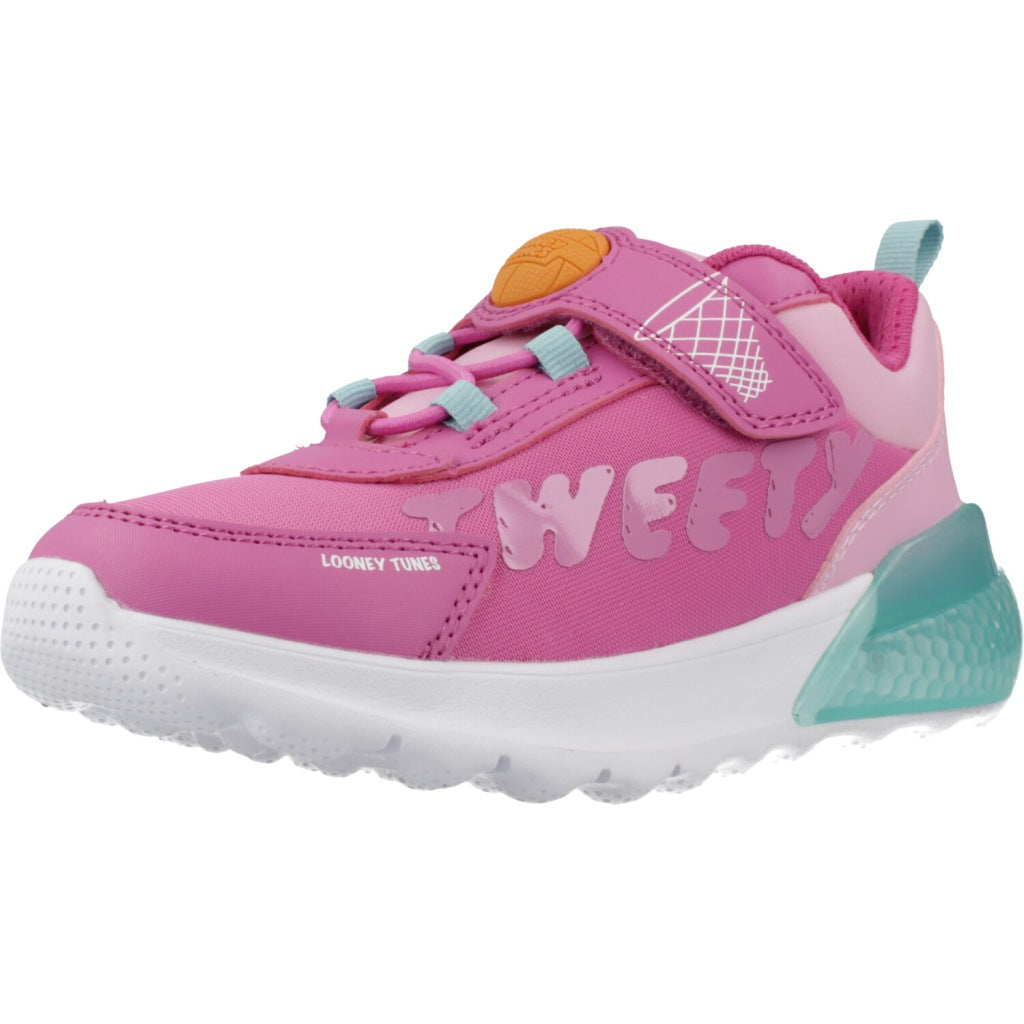 GEOX J ACTIVART ILLUMINUS en color ROSA  (1)