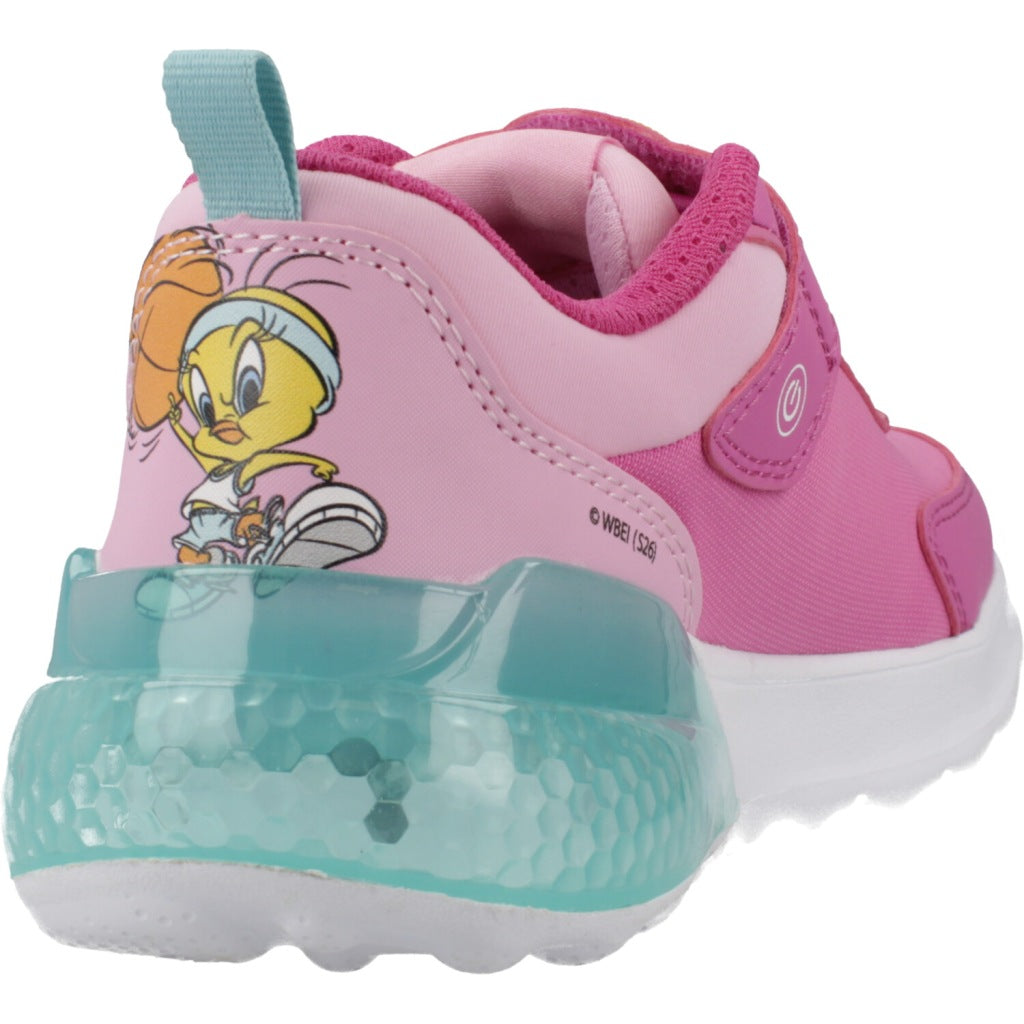 GEOX J ACTIVART ILLUMINUS en color ROSA  (3)