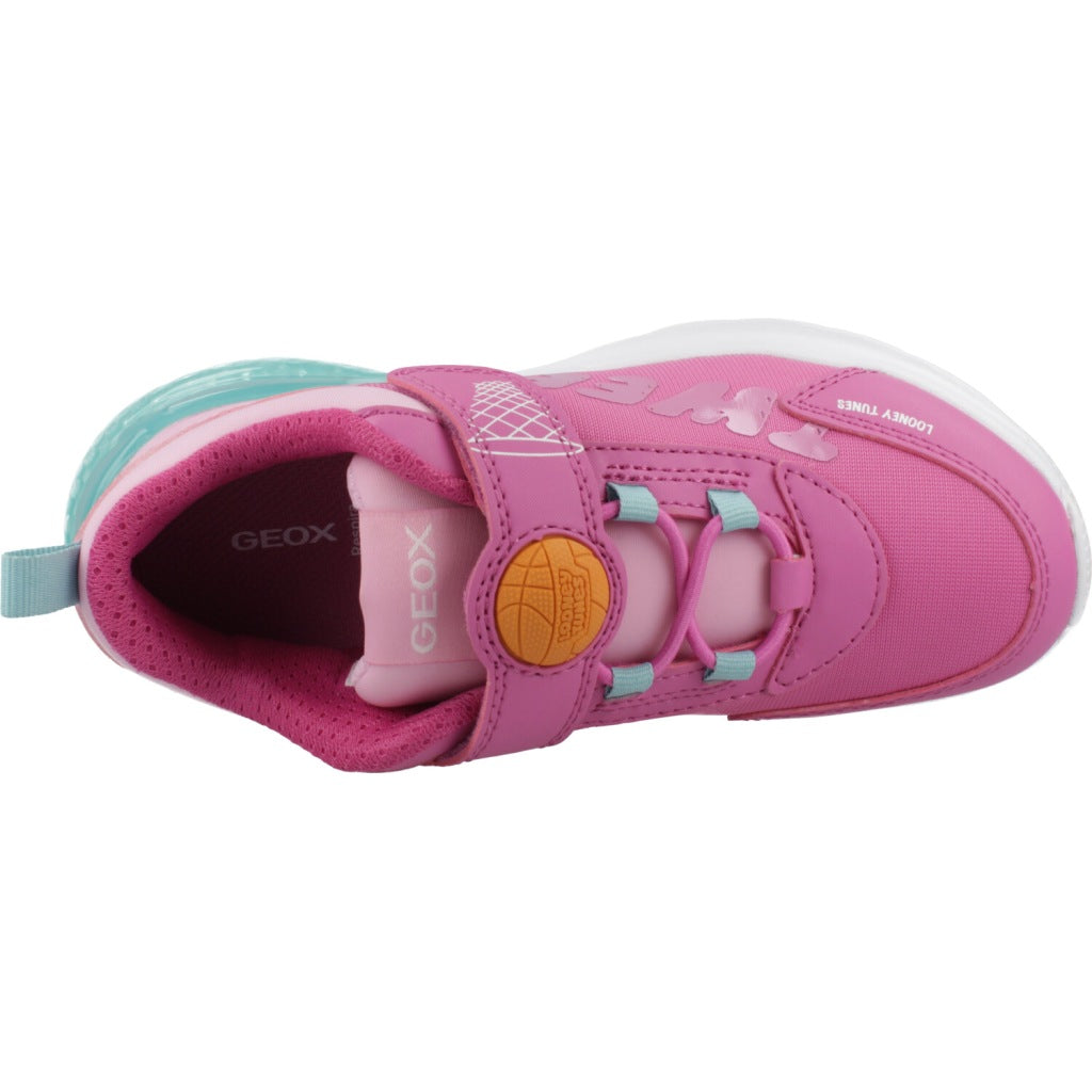 GEOX J ACTIVART ILLUMINUS en color ROSA  (6)
