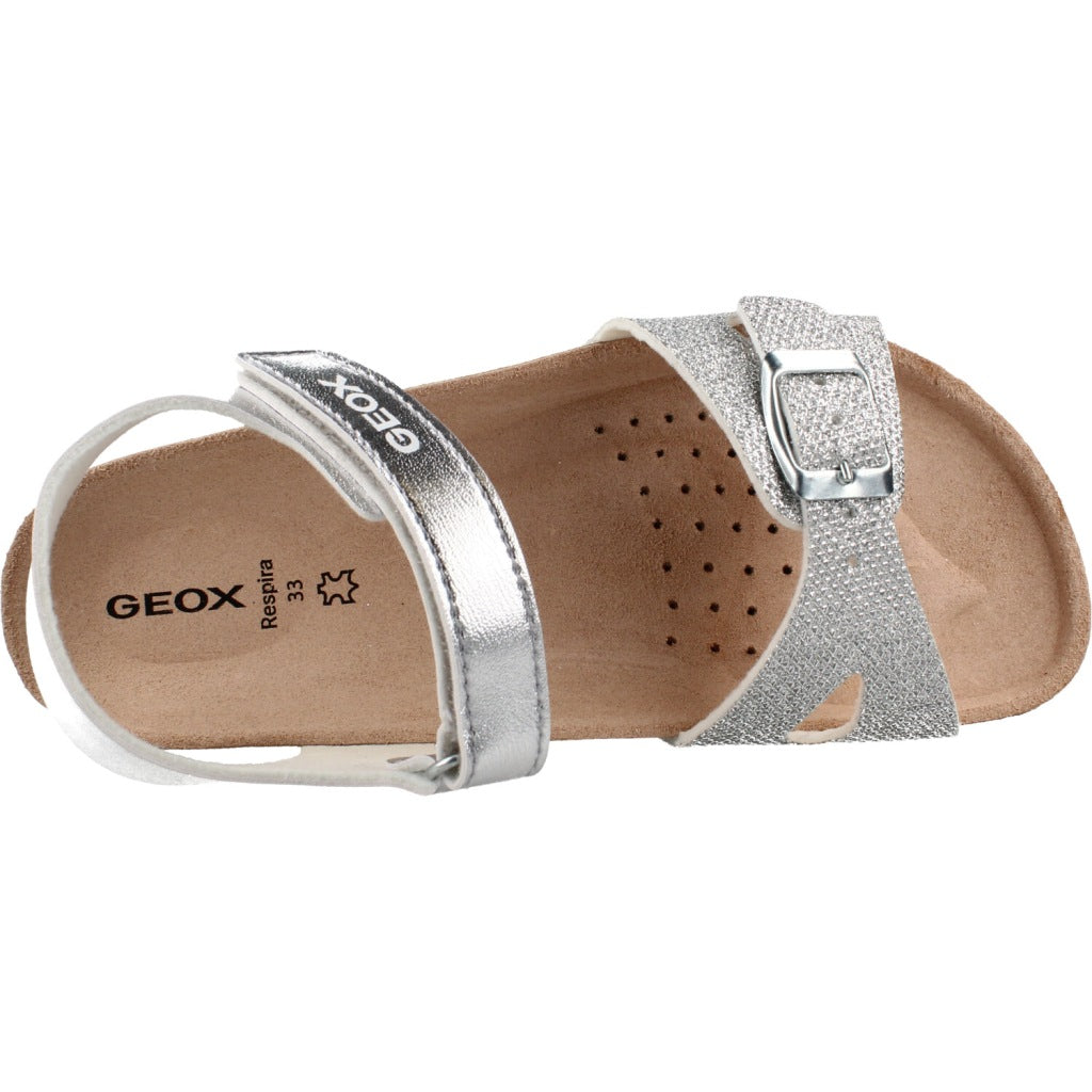 GEOX J ADRIEL en color PLATA  (7)