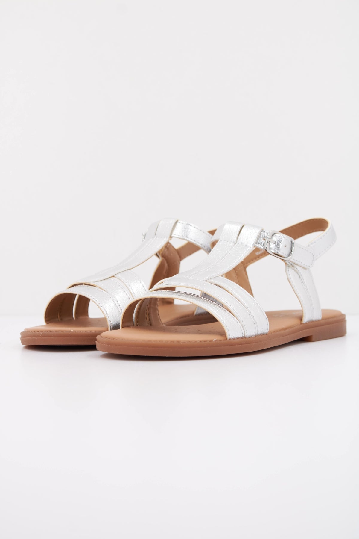 GEOX J SANDAL KARLY en color PLATA  (2)