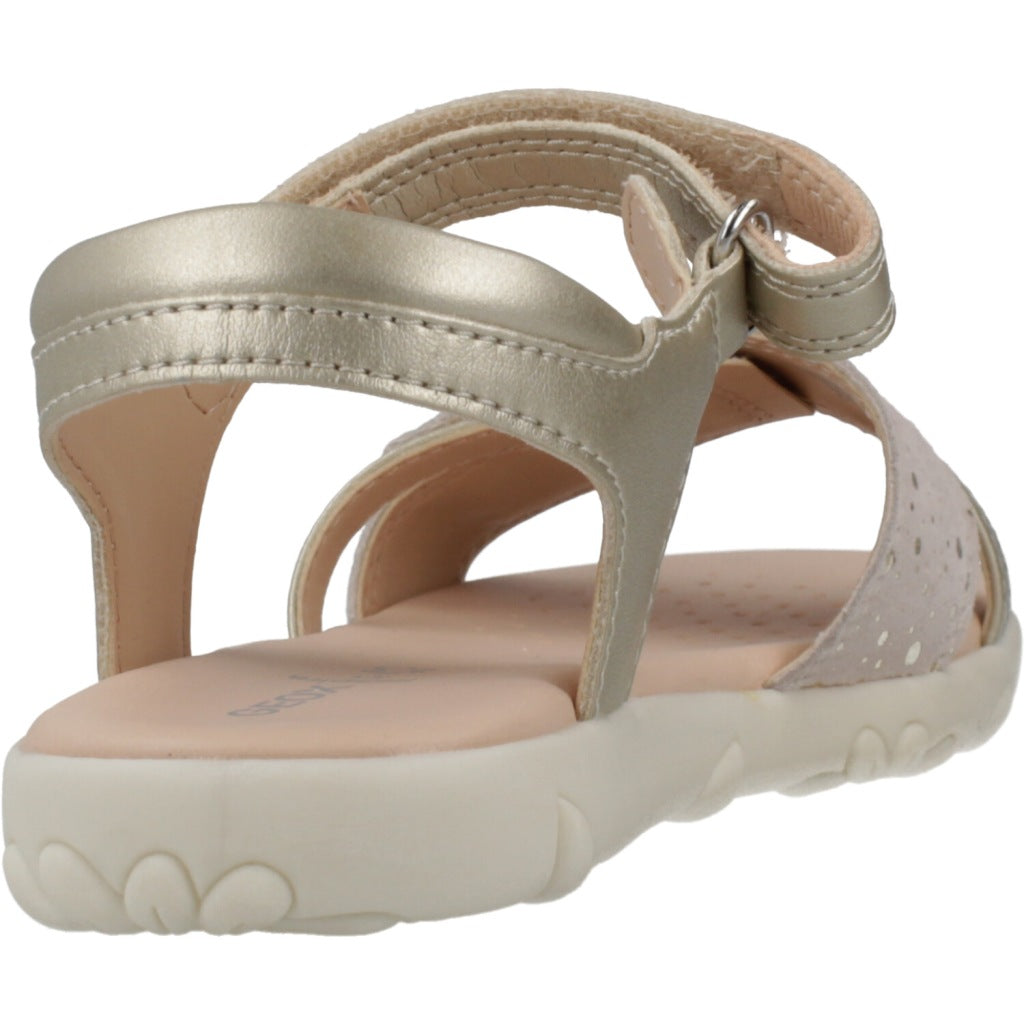 GEOX  J SANDAL HAITI  en color ORO  (3)