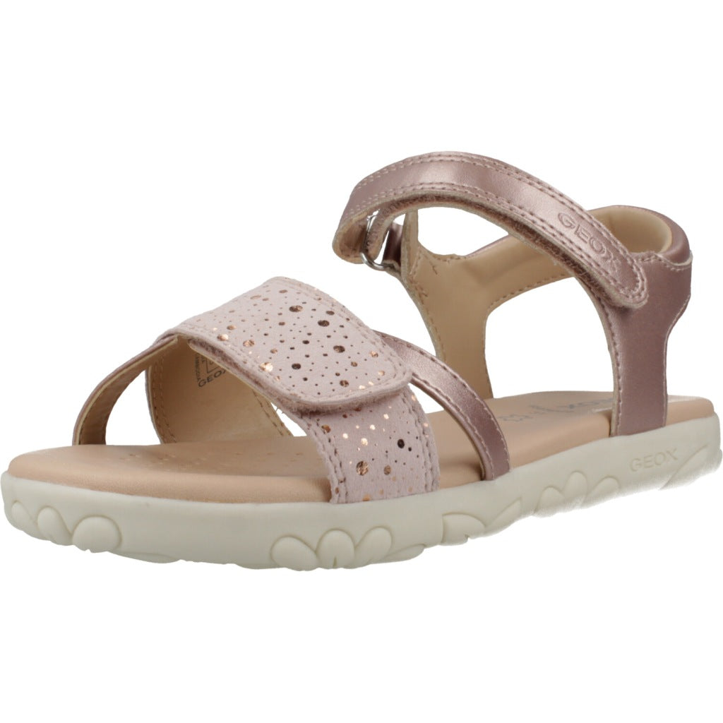 GEOX J SANDAL HAITI en color ROSA  (1)