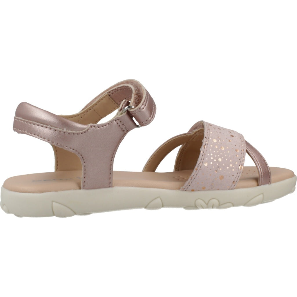 GEOX J SANDAL HAITI en color ROSA  (4)