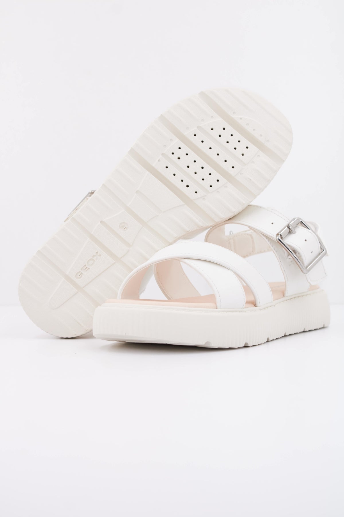 GEOX J SANDAL KODETTE en color BLANCO  (5)