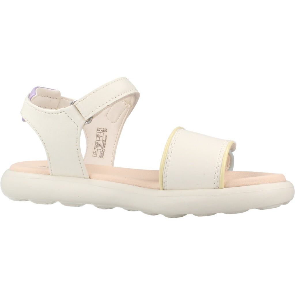 GEOX J SANDAL PUFFYPOP en color BLANCO  (5)