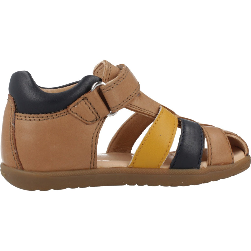 GEOX B SANDAL MACCHIA en color MARRON  (4)