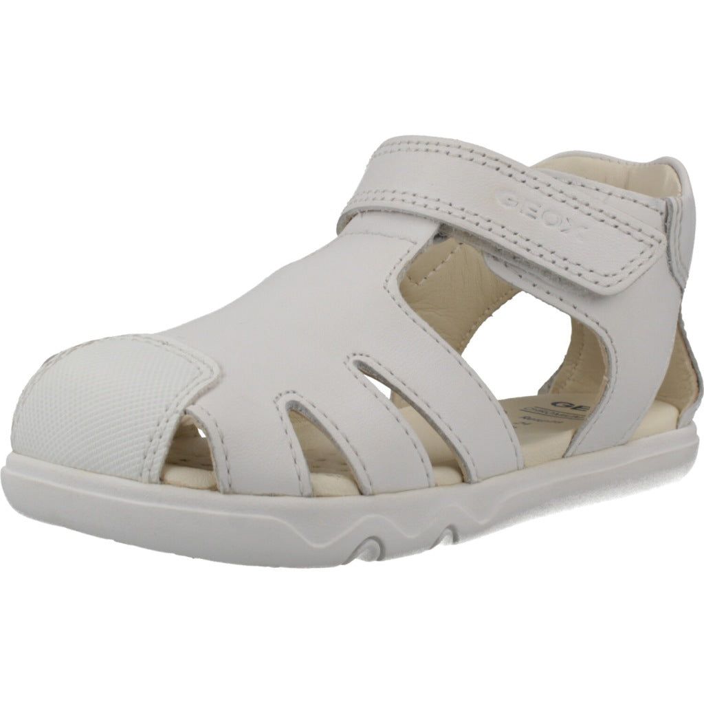 GEOX B SANDAL STEPPIEUP en color BLANCO  (1)