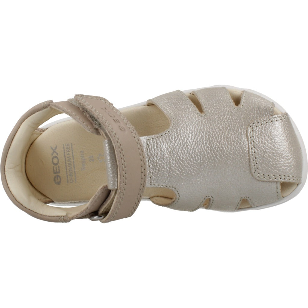 GEOX B SANDAL STEPPIEUP en color ORO  (7)