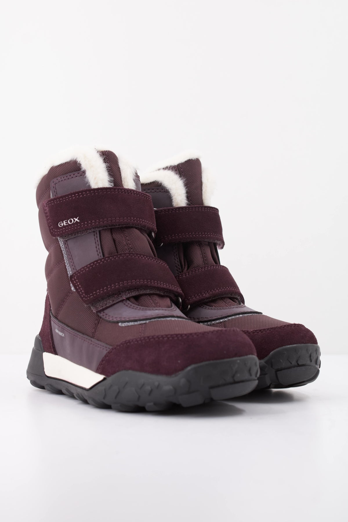 GEOX J TREKKYUP GIRL en color BURDEOS  (2)