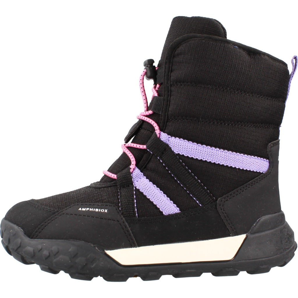 GEOX J TREKKYUP GIRL en color NEGRO  (2)