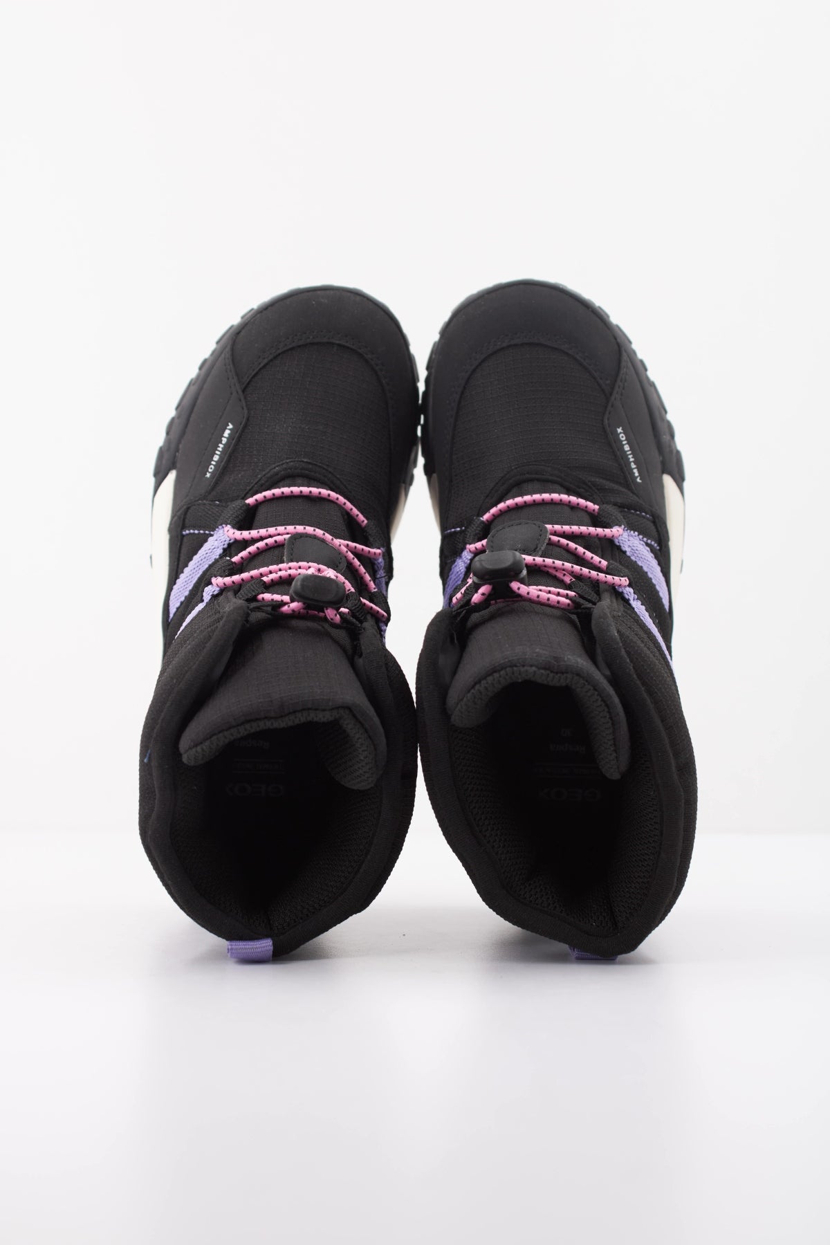 GEOX J TREKKYUP GIRL en color NEGRO  (3)