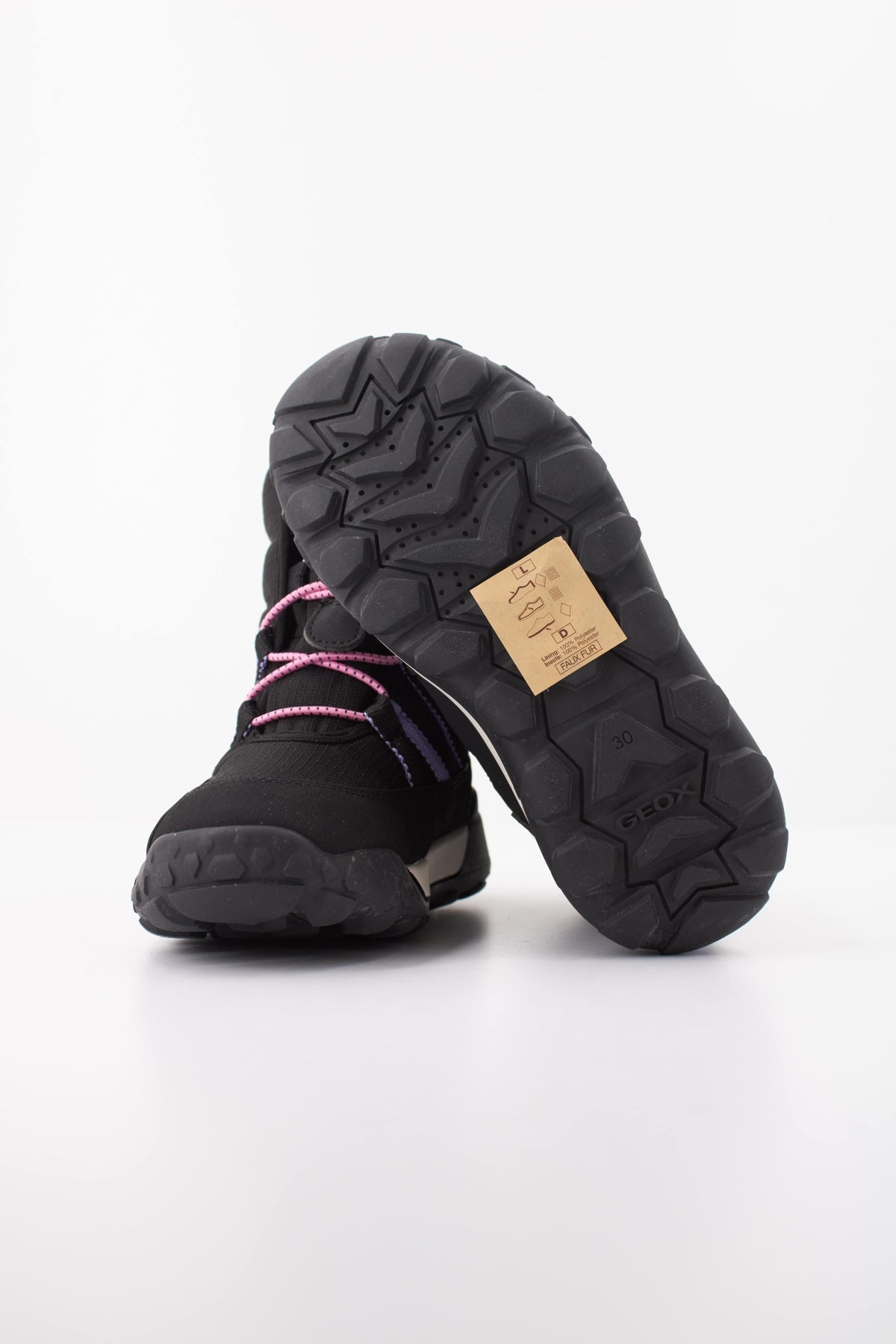 GEOX J TREKKYUP GIRL en color NEGRO  (5)