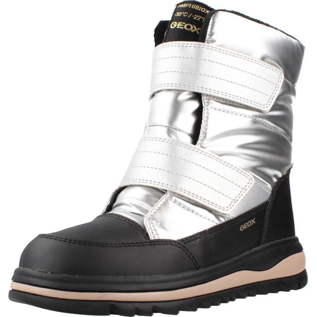 GEOX J ADELHIDE GIRL en color PLATA  (1)