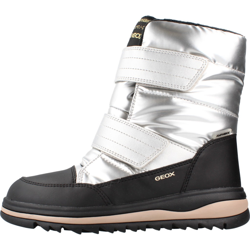 GEOX J ADELHIDE GIRL en color PLATA  (2)