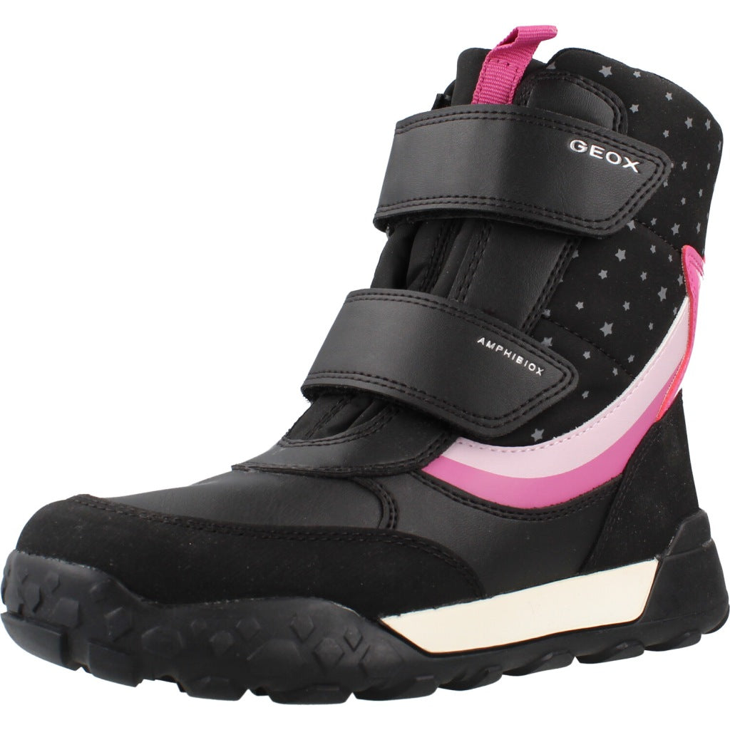 GEOX J TREKKYUP GIRL en color NEGRO  (1)